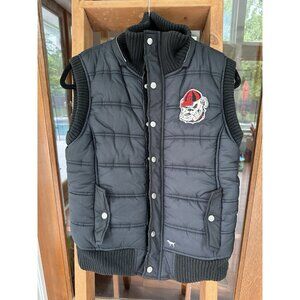 Victoria Secret PINK Georgia Bulldogs Puffer Vest Size Small Y2K 2000s Preppy